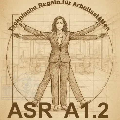 Technische Regeln für Arbeitsstätten  ASR A1.2 Maße von Räumen und Bewegungsflächen